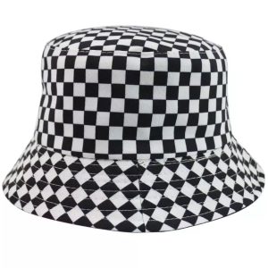 Checkered Bucket Hat