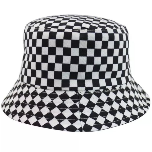 Checkered Bucket Hat
